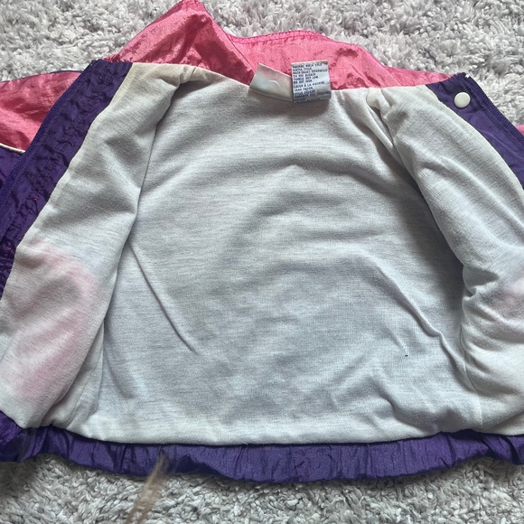 Vintage 80's Girls Wind Breaker Jacket (with Embroidery) - Picture 5 of 5